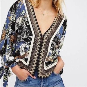 Free People Catch Me If You Can Blouse XS